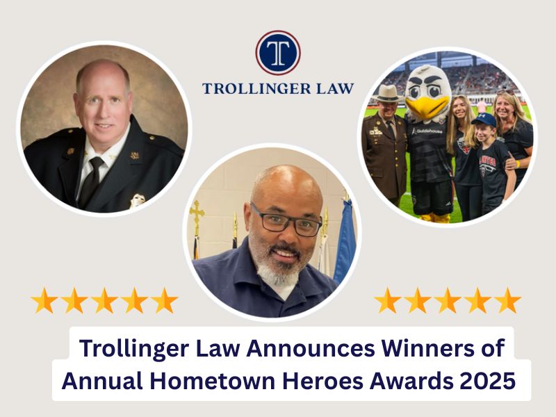 Trollinger Law Announces Winners of Annual Hometown Heroes Awards 2025